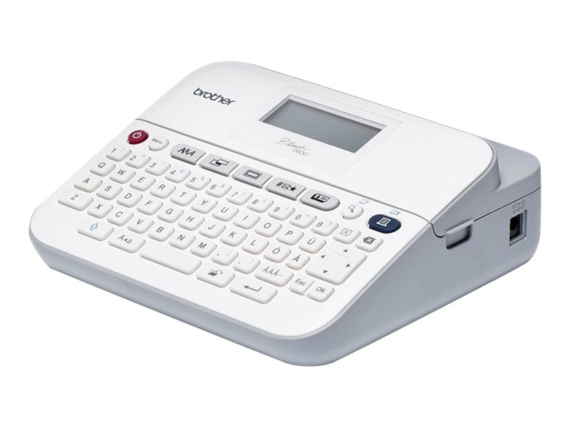 Brother PTouch PTD400 labelmaker B/W thermal transfer