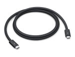 Apple Thunderbolt 5 Pro - Thunderbolt cable - 24 pin USB-C (M) to 24 pin USB-C (M) - USB4 / Thunderbolt 3 / Thunderbolt 4 / Thunderbolt 5 / DisplayPort 2.1 - 1 m - passive, Daisy chain support - black