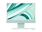 Apple iMac with 4.5K Retina display - All-in-one M4 up to - RAM 24 GB - SSD 512 GB - Apple M4 10-core - Gigabit Ethernet, IEEE 802.11ax (Wi-Fi 6E), Bluetooth 5.3 - macOS Sequoia 15.0 - monitor: LED 24" 4480 x 2520 (4.5K) - keyboard: Danish - green