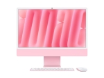 Apple iMac with 4.5K Retina display - All-in-one M4 up to - RAM 24 GB - SSD 512 GB - Apple M4 10-core - Gigabit Ethernet, IEEE 802.11ax (Wi-Fi 6E), Bluetooth 5.3 - macOS Sequoia 15.0 - monitor: LED 24" 4480 x 2520 (4.5K) - keyboard: Danish - pink