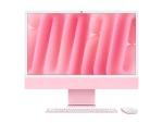 Apple iMac with 4.5K Retina display - All-in-one M4 up to - RAM 24 GB - SSD 512 GB - Apple M4 10-core - Gigabit Ethernet, IEEE 802.11ax (Wi-Fi 6E), Bluetooth 5.3 - macOS Sequoia 15.0 - monitor: LED 24" 4480 x 2520 (4.5K) - keyboard: Danish - pink