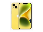 Apple iPhone 14 - 5G smartphone - dual-SIM / Internal Memory 128 GB - OLED display - 6.1" - 2532 x 1170 pixels - 2x rear cameras 12 MP, 12 MP - front camera 12 MP - yellow