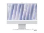 Apple iMac with 4.5K Retina display - All-in-one M4 up to - RAM 16 GB - SSD 256 GB - Apple M4 8-core - IEEE 802.11ax (Wi-Fi 6E), Bluetooth 5.3 - macOS Sequoia 15.0 - monitor: LED 24" 4480 x 2520 (4.5K) - keyboard: Danish - silver