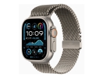 Apple Watch Ultra 2 - 49 mm - natural titanium - smart watch with milanese loop - band size: S - 64 GB - LTE, Wi-Fi 4, UWB, Bluetooth - 4G - 61.4 g