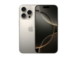 Apple iPhone 16 Pro - 5G smartphone - dual-SIM / Internal Memory 128 GB - OLED display - 6.3" - 2622 x 1206 pixels (120 Hz) - 3x rear cameras 48 MP, 48 MP, 12 MP - front camera 12 MP - natural titanium