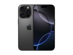 Apple iPhone 16 Pro - 5G smartphone - dual-SIM / Internal Memory 1 TB - OLED display - 6.3" - 2622 x 1206 pixels (120 Hz) - 3x rear cameras 48 MP, 48 MP, 12 MP - front camera 12 MP - black titanium