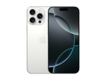 Apple iPhone 16 Pro Max - 5G smartphone - dual-SIM / Internal Memory 256 GB - OLED display - 6.9" - 2868 x 1320 pixels (120 Hz) - 3x rear cameras 48 MP, 48 MP, 12 MP - front camera 12 MP - white titanium