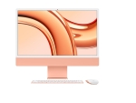 Apple iMac with 4.5K Retina display - All-in-one M4 up to - RAM 16 GB - SSD 256 GB - Apple M4 8-core - IEEE 802.11ax (Wi-Fi 6E), Bluetooth 5.3 - macOS Sequoia 15.0 - monitor: LED 24" 4480 x 2520 (4.5K) - keyboard: US - orange