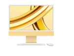 Apple iMac with 4.5K Retina display - All-in-one M4 up to - RAM 16 GB - SSD 256 GB - Apple M4 10-core - Gigabit Ethernet, IEEE 802.11ax (Wi-Fi 6E), Bluetooth 5.3 - macOS Sequoia 15.0 - monitor: LED 24" 4480 x 2520 (4.5K) - keyboard: US - yellow