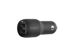 Belkin BoostCharge Dual Charger car power adapter - USB - 24 Watt