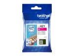 Brother LC421M - magenta - original - ink cartridge