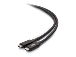 C2G 2.5ft Thunderbolt 4 USB C Cable - USB C to USB C - 40Gbps - M/M - Thunderbolt cable - 24 pin USB-C to 24 pin USB-C - 76 cm