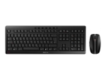 CHERRY STREAM DESKTOP RECHARGE - keyboard and mouse set - QWERTZ - German - black Input Device