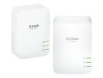 D-Link PowerLine AV2 1000 HD Gigabit Starter Kit DHP-601AV - powerline adapter kit - wall-pluggable