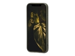 dbramante1928 Grenen - Back cover for mobile phone - biodegradable plant-based material - dark olive green - 5.4" - for Apple iPhone 12 mini