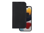 dbramante1928 Lynge - Flip cover for mobile phone - full-grain leather - black - for Apple iPhone 13 mini