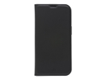 dbramante1928 Bergen - Flip cover for mobile phone - vegan leather - black - for Apple iPhone 12, 12 Pro