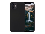 dbramante1928 - Back cover for mobile phone - recycled plastic - night black - for Apple iPhone 12, 12 Pro