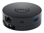 Dell Mobile Adapter DA300 - docking station - USB-C - VGA - 1GbE