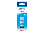 Epson EcoTank 104 - cyan - original - ink tank