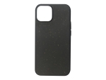 eSTUFF - Back cover for mobile phone - plant-based biopolymer, 100% biodegradable material - black - for Apple iPhone 13 Pro