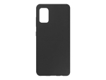 eSTUFF Silicone Case - Protective cover for mobile phone - black - for Samsung Galaxy A41