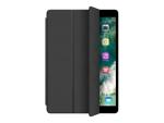 eSTUFF - Screen cover for tablet - polyurethane leather, thermoplastic polyurethane (TPU) - black - 10.2" - for Apple 10.2-inch iPad (7th generation)