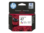 HP 47 - colour (cyan, magenta, yellow) - original - Ink Advantage - ink cartridge