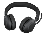 Jabra Evolve2 65 UC Stereo - Headset - on-ear - Bluetooth - wireless - USB-A - noise isolating - black