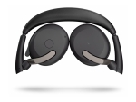 Jabra Evolve2 65 Flex UC Stereo - Headset - on-ear - Bluetooth - wireless - active noise cancelling - USB-A - black - Optimised for UC