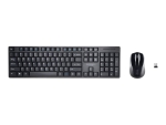 Kensington Pro Fit Low-Profile Desktop Set - keyboard and mouse set - UK Input Device