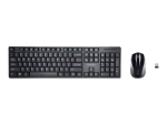 Kensington Pro Fit Low-Profile Desktop Set - keyboard and mouse set - US Input Device