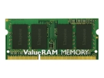 Kingston ValueRAM - DDR3 - module - 4 GB - SO-DIMM 204-pin - 800 MHz / PC3-12800 - unbuffered
