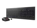 Lenovo Essential Wireless Combo - keyboard and mouse set - Nordic Input Device