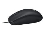 Logitech M100 - mouse - USB - black