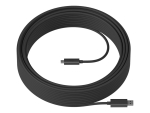 Logitech Strong - USB-C cable - USB Type A to 24 pin USB-C - 10 m