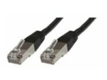 MicroConnect network cable - 1.5 m - black