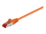 MicroConnect network cable - 25 cm - orange