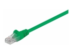 MicroConnect network cable - 25 cm - green