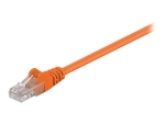 MicroConnect network cable - 25 cm - orange