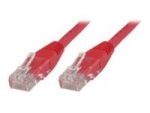MicroConnect network cable - 50 cm - red