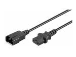 MicroConnect PowerCord - power extension cable - IEC 60320 C14 to power IEC 60320 C13 - 1 m