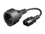 MicroConnect PowerCord - power cable - IEC 60320 C14 to power CEE 7/7 - 23 cm