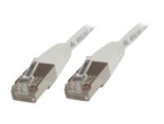 MicroConnect network cable - 1 m - white