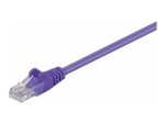 MicroConnect network cable - 1 m - purple