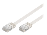 MicroConnect network cable - 3 m - white