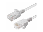 MicroConnect network cable - 15 cm - white