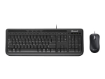 Microsoft Wired Desktop 600 - keyboard and mouse set - German Input Device