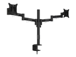 Multibrackets M VESA Deskmount Officeline Dual stand - adjustable arm - for 2 LCD displays - black