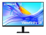 Samsung ViewFinity S8 S32D800UAU - S80UD Series - LED monitor - USB - 32" - 3840 x 2160 UHD @ 60 Hz - VA - 350 cd/m² - 3000:1 - HDR10 - 5 ms - HDMI, DisplayPort, USB-C - black